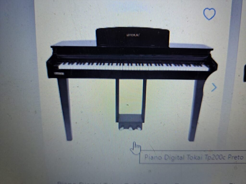 Piano Tokai TP 200 novo R$3000 reais