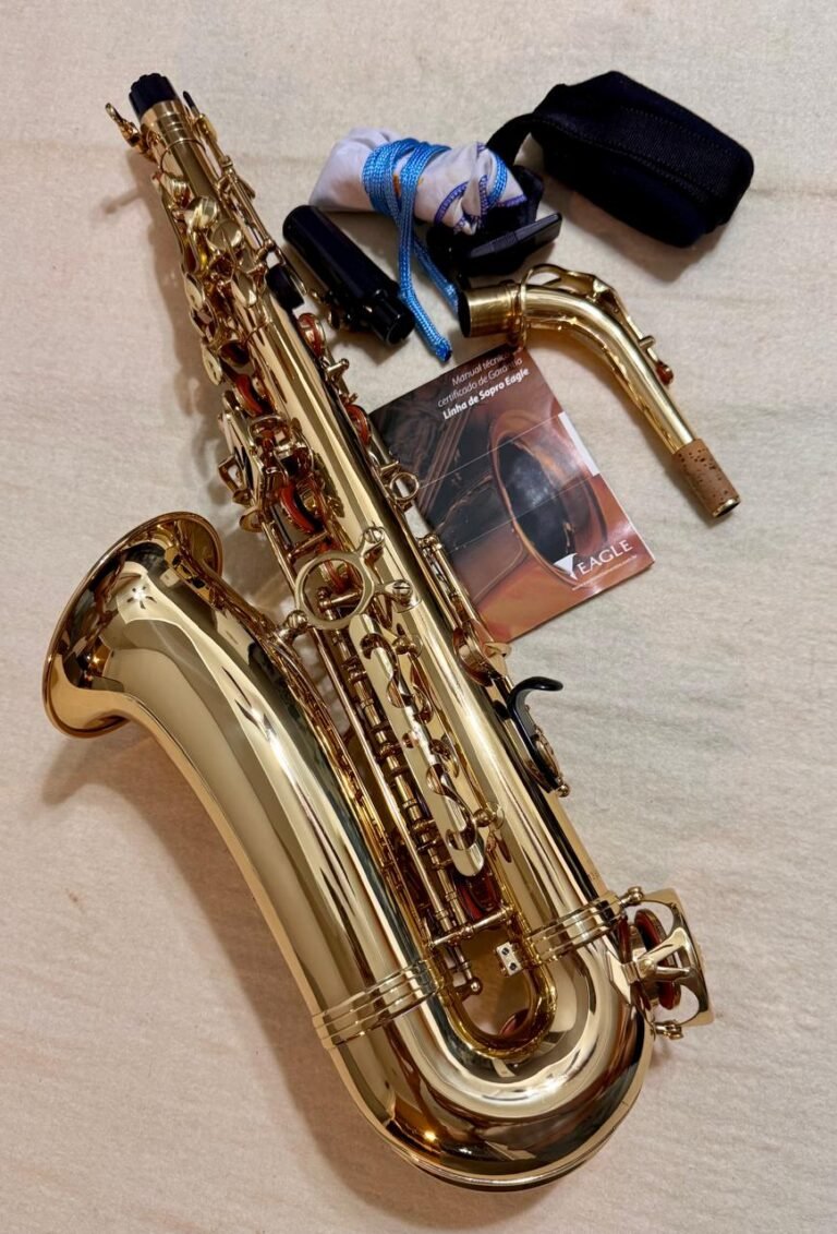 Saxofone Alto Eagle com Case – Excelente Estado | CifraNota