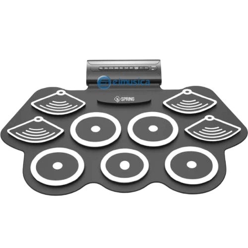 Bateria Eletrônica de Mesa Portátil Spring 9 Pads