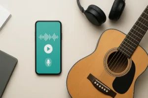 pedido de cifra com audio em destaque visual do CifraNota